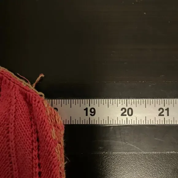 Free People Womens Sweater Peplum Polo Small Colorblock Open Knit Relaxed Boho - Picture 5 of 7